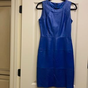 French Connection 100% leather sheath dress. Worn once, excellent condition.